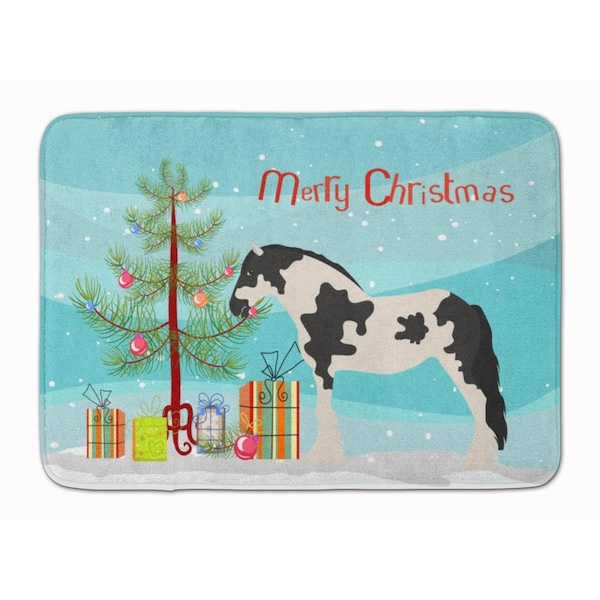 Carolines Treasures Cyldesdale Horse Christmas Machine Washable Memory Foam Mat BB9279RUG - main